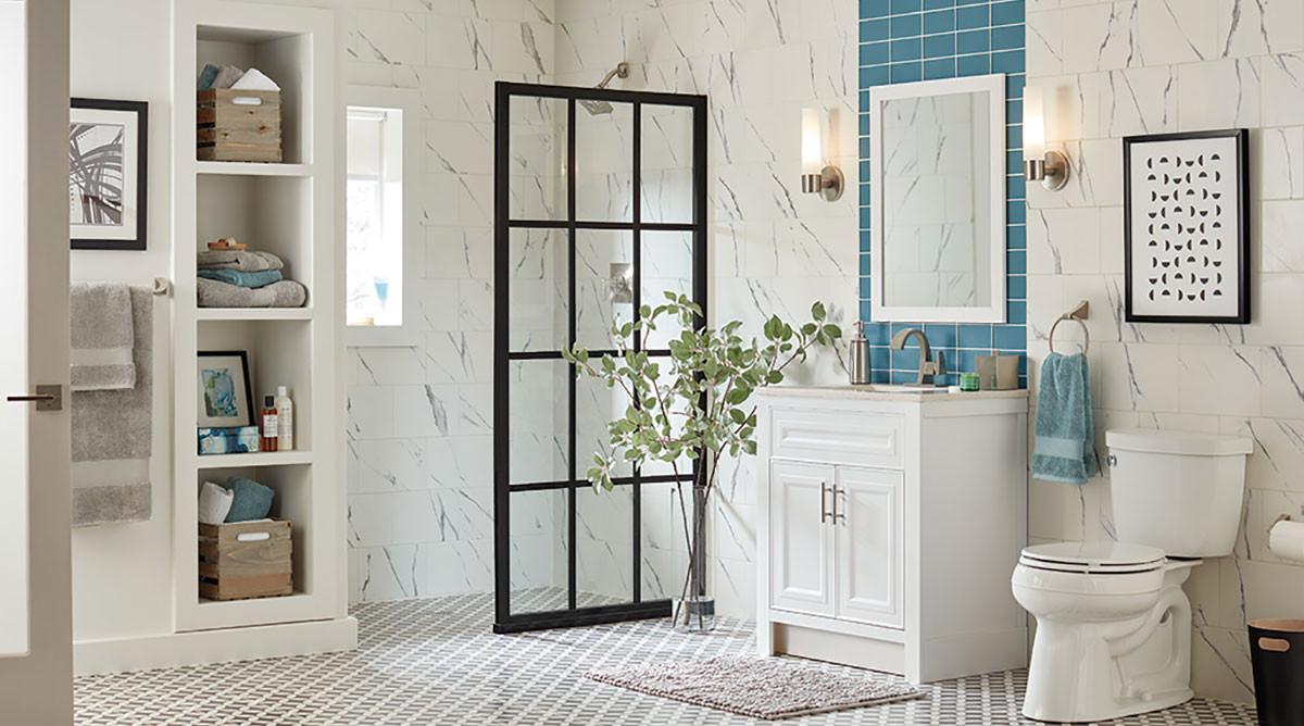 Подови настилки, които са подходящи за малка баня