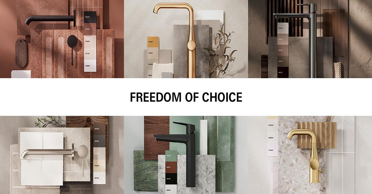 GROHE Colours Collection: цветовете, който превръщат банята в завършен интериорен проект