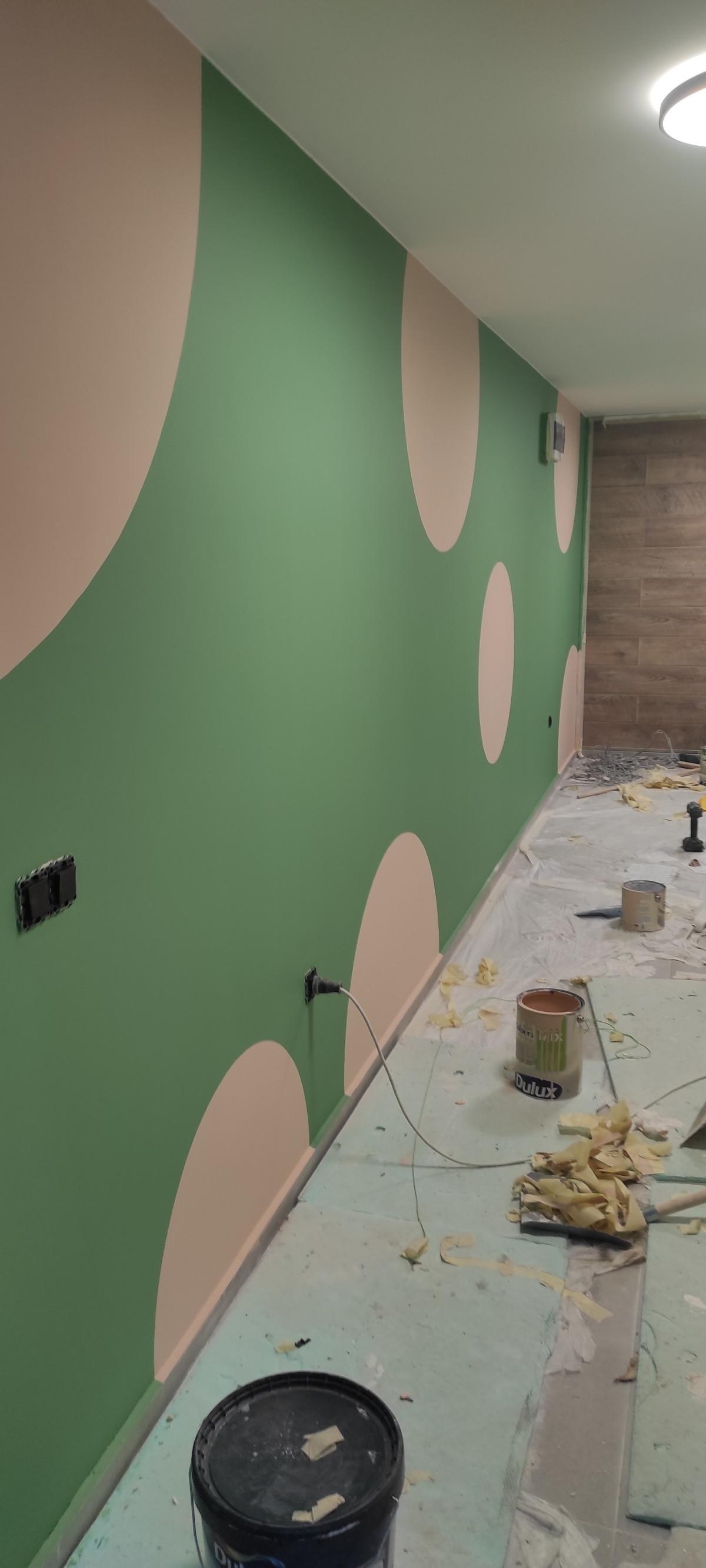 Боя кръгове без шаблон