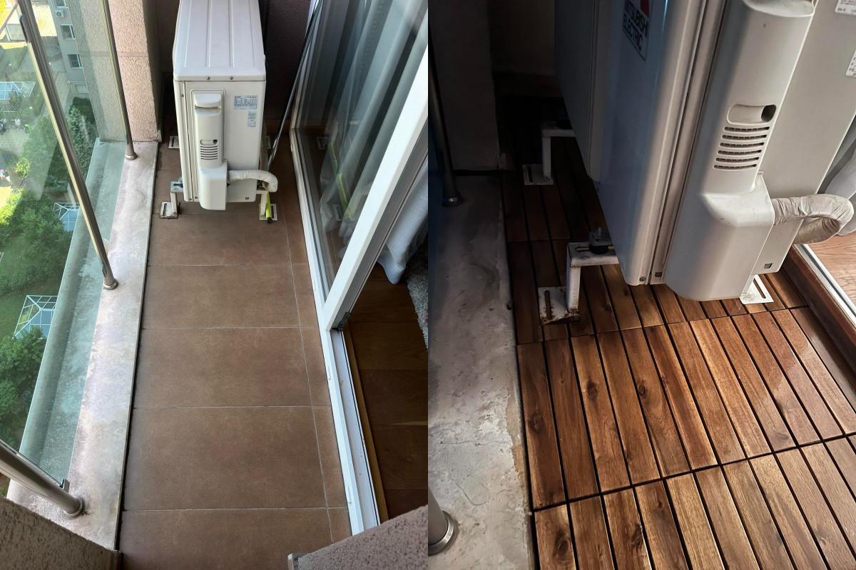 Монтиране на декинг и первази (преди и след) 3