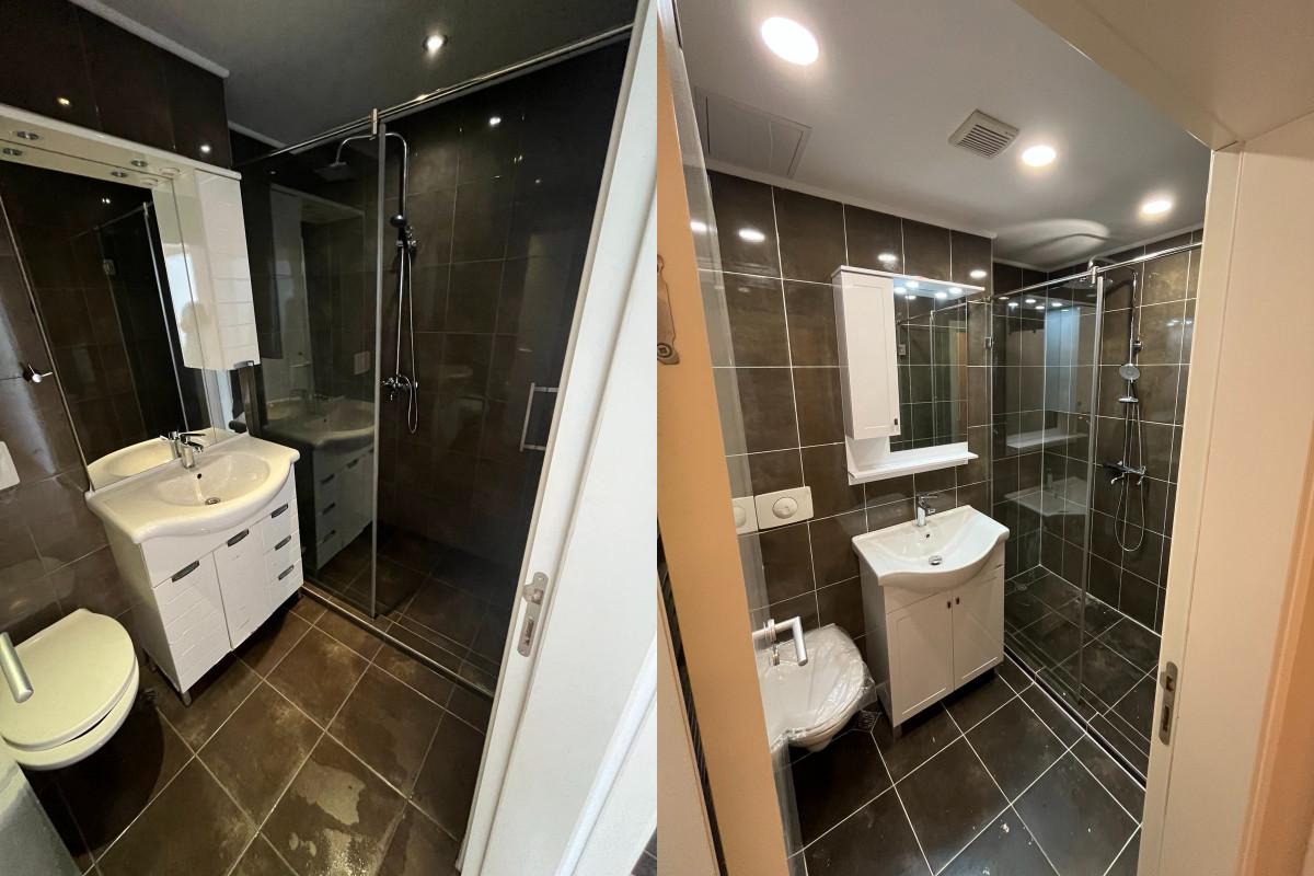 Ремонт на баня - преди и след