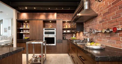 Няколко идеи за впечатляващи кухни в лофт стил