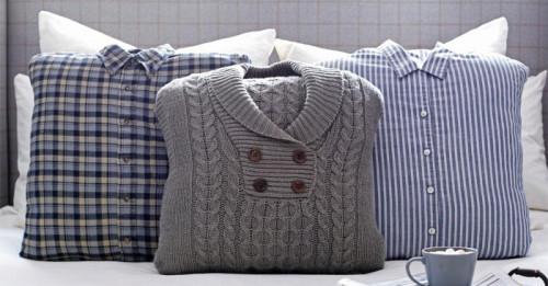 Превърнете старите си тениски във възглавнички за хола