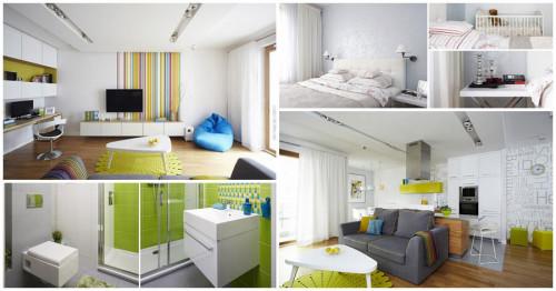 Пъстър и свеж дом, впечатляващ с неповторим комфорт и интригуващ дизайн