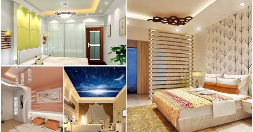 Различни видове окачени тавани за спалня
