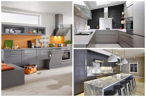 Елегантни кухни в сиво, в които ще се влюбите от пръв поглед