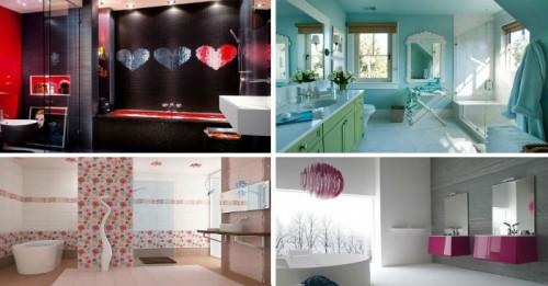 6 кокетни бани, проектирани изцяло за жени