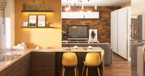 Свежа жълта кухня: 5 лесни стъпки към създаването й