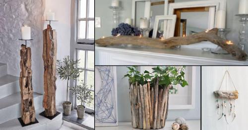 Няколко предложения как сами с клони и дървета да приближите интериора си към природата