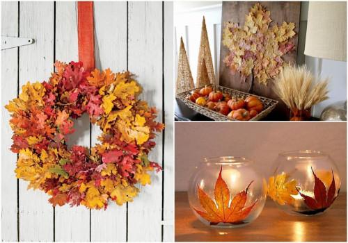 Феерия от падащи есенни листа – Множество идеи за оригинален интериор