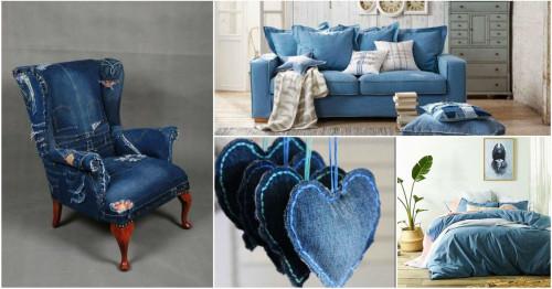 Как старите ви дънки се превръщат в оригинални интериорни решения за дома