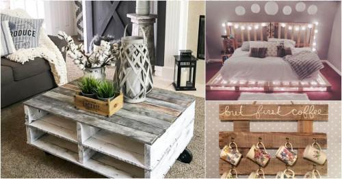 Красиви мебели от палети за всяка стая у дома