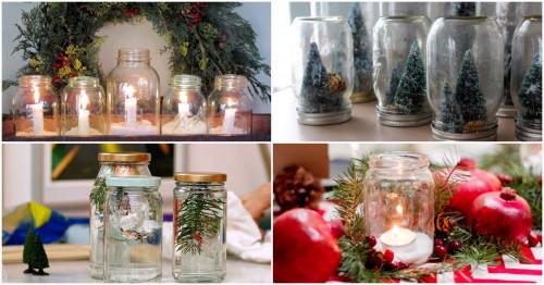 5 вълшебни начина да декорирате дома си за Коледа с... бурканчета