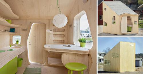 Компактни дървени къщи за студенти