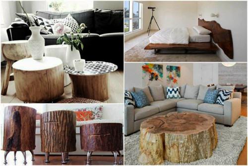 Прелестни интериорни творения от рециклирано дърво