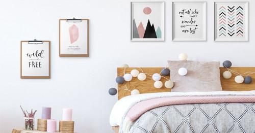 Свежи идеи за нежен декор в спалнята