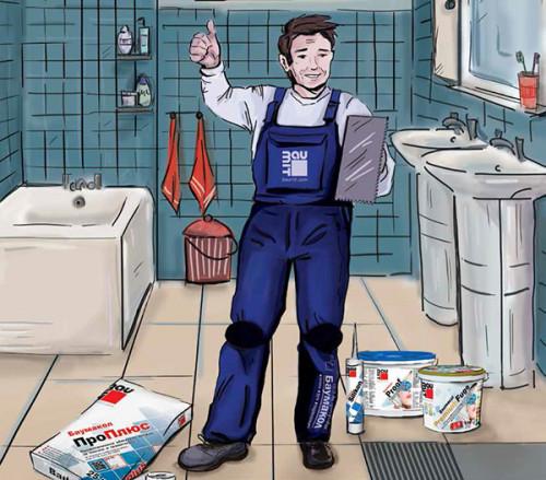 Системa Баумит Баумакол-за безупречно полагане на плочки