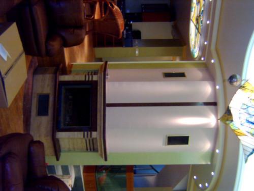 кът с камина