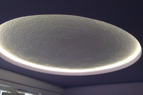 Гипсокартон със скрито осветление