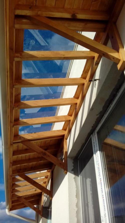 Изграждане на навес