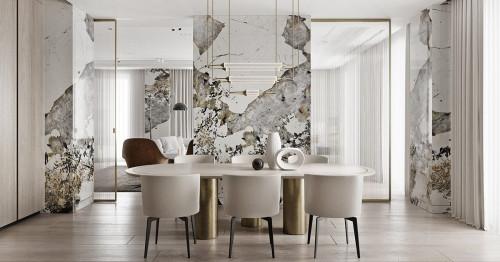 Добавете класическо усещане и лукс с мрамор в своя дом