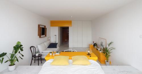 Комбинация за смели мечтатели – жълто и бяло в интериора