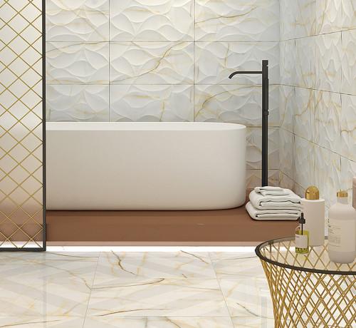 Баня с плочки имитация на камък