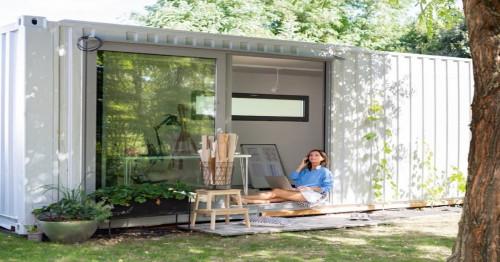 Елегантен дизайн на къща от контейнери