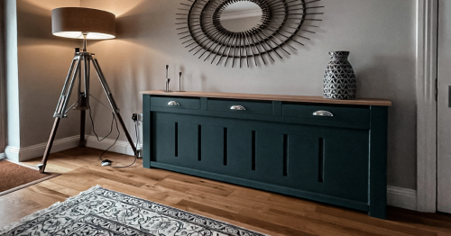 Направете функционална кутия върху радиаторите