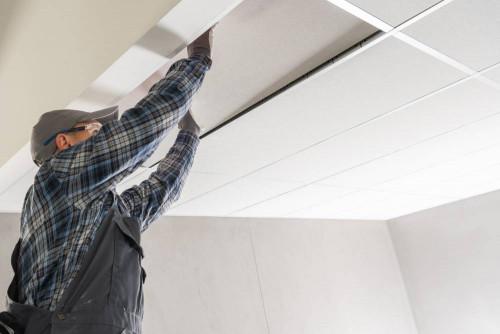 Монтаж на растерен таван