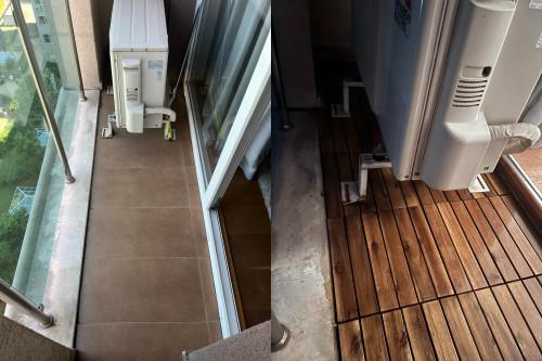 Монтиране на декинг и первази (преди и след) 3