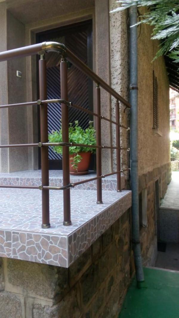 Ал.парапет тъмен дъб с бронзе