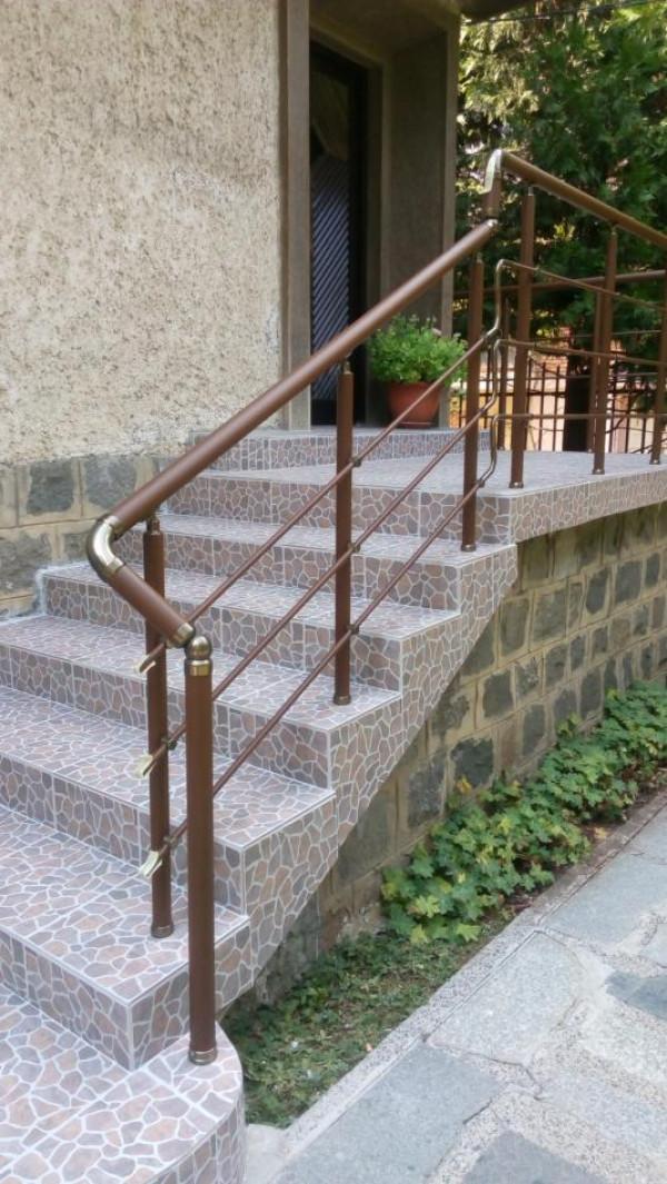 Ал.парапет тъмен дъб с бронзе