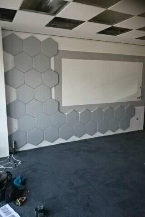 Проект Coca cola шумопоглъщащи панели