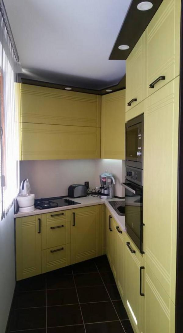 Кухня дъб амазон с МДФ фронт