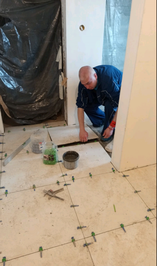 Полагане на гранитогрес