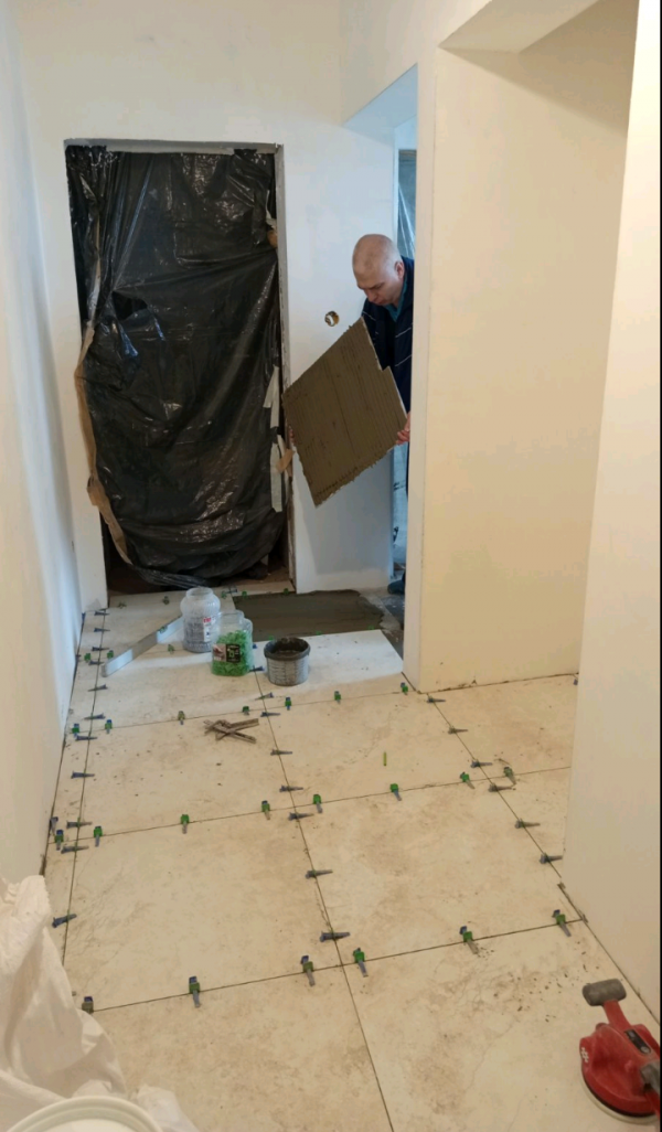 Полагане на гранитогрес