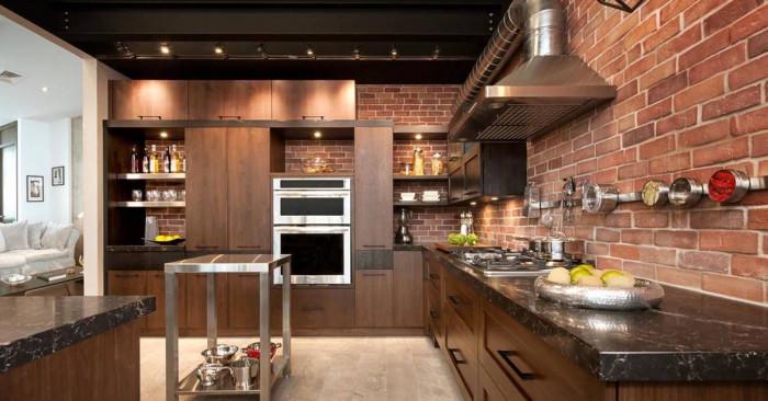 Няколко идеи за впечатляващи кухни в лофт стил