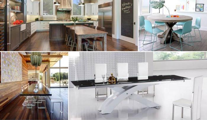 Нови тенденции в обзавеждането: трапезни маси