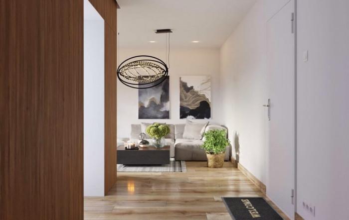 Антрето ни въвежда в гостоприемна дневна