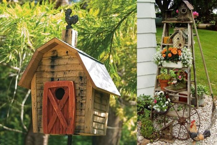 Декоративни петлета, къщички за птици и какво ли още не