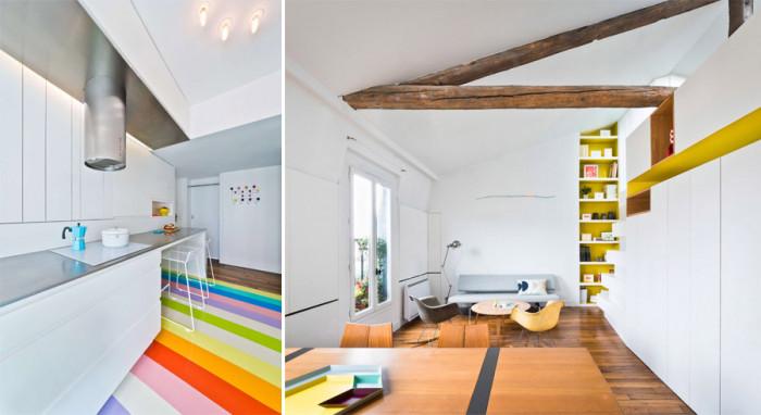 В духа на съвременното изкуство – парижки апартамент, който очарова