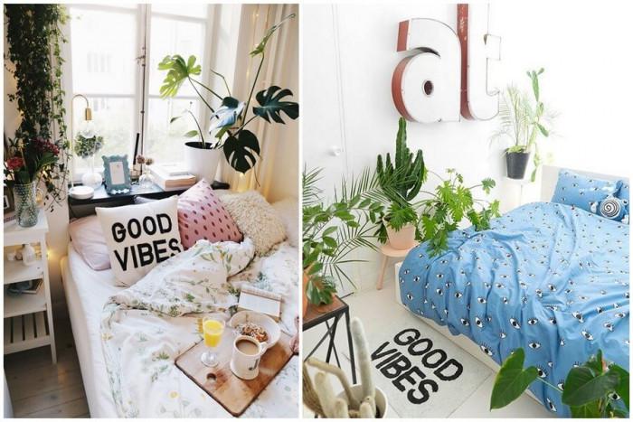 Смесете стилове и форми в спалнята