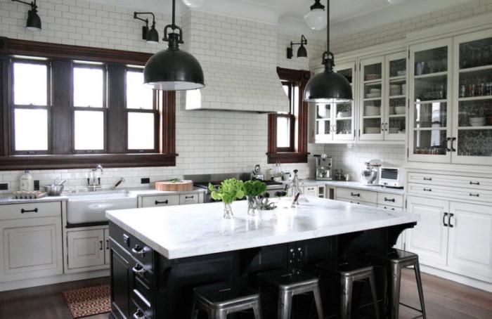 Индустриален кухненски остров