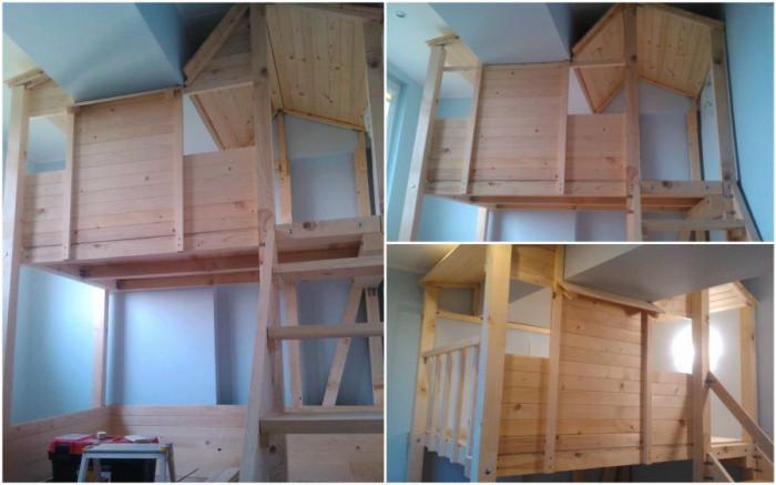 Къщичката придобива завършен вид