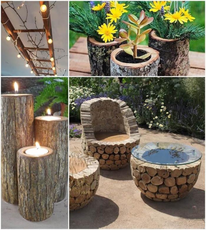 Да изпитаме възможностите на дървото в обзавеждането на градината