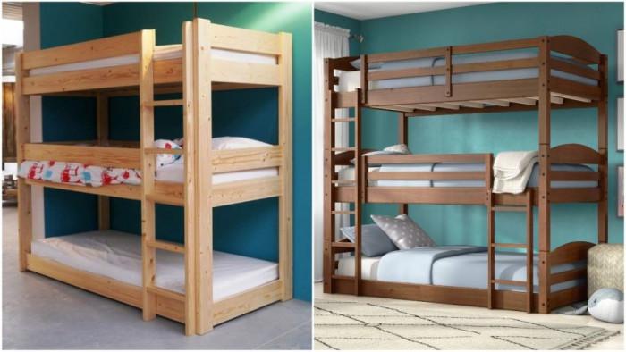 Добре познатото триетажно легло