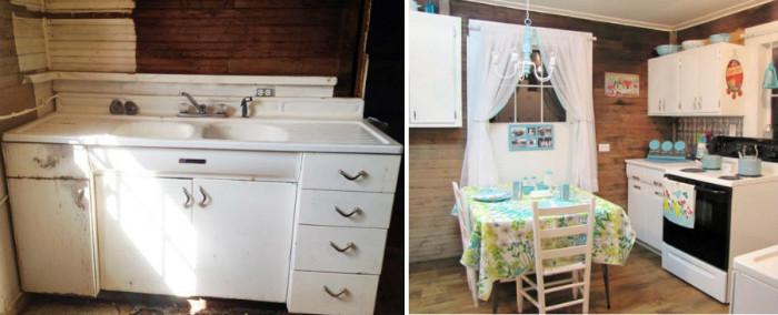 Малка, но уютна спретната кухня