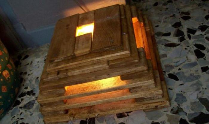 Лампа пирамида