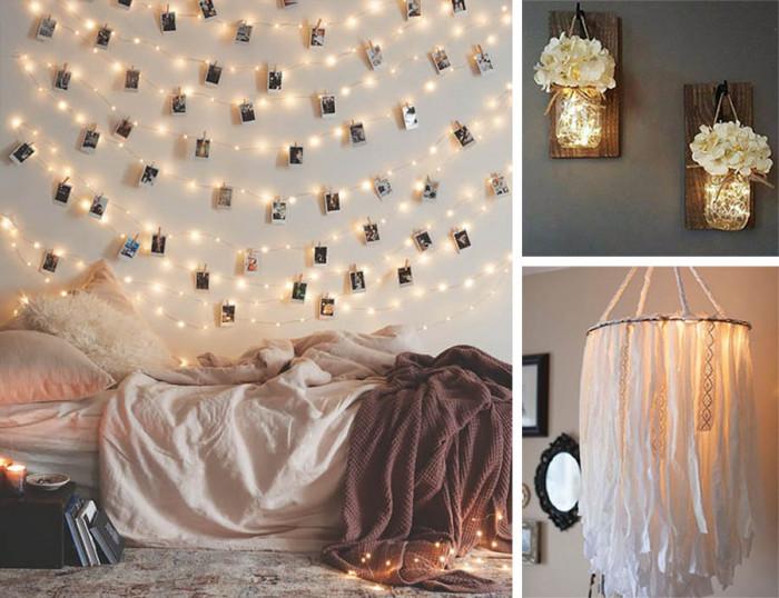 Осветлението в спалнята - как да го направим сами